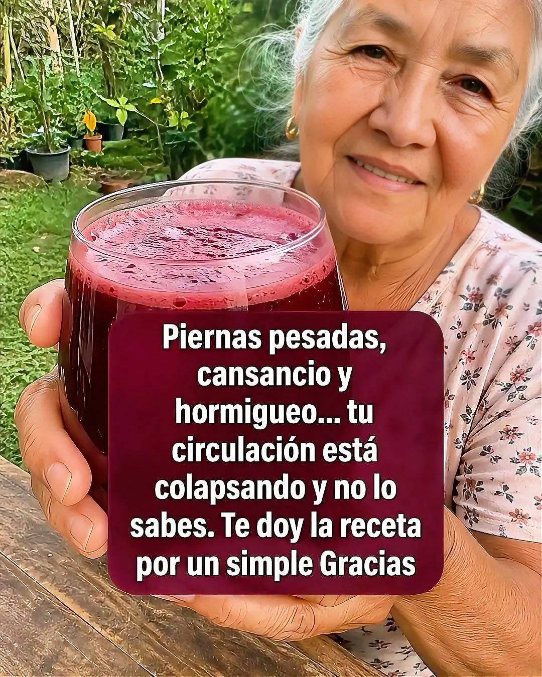Jugo natural para mejorar la circulación