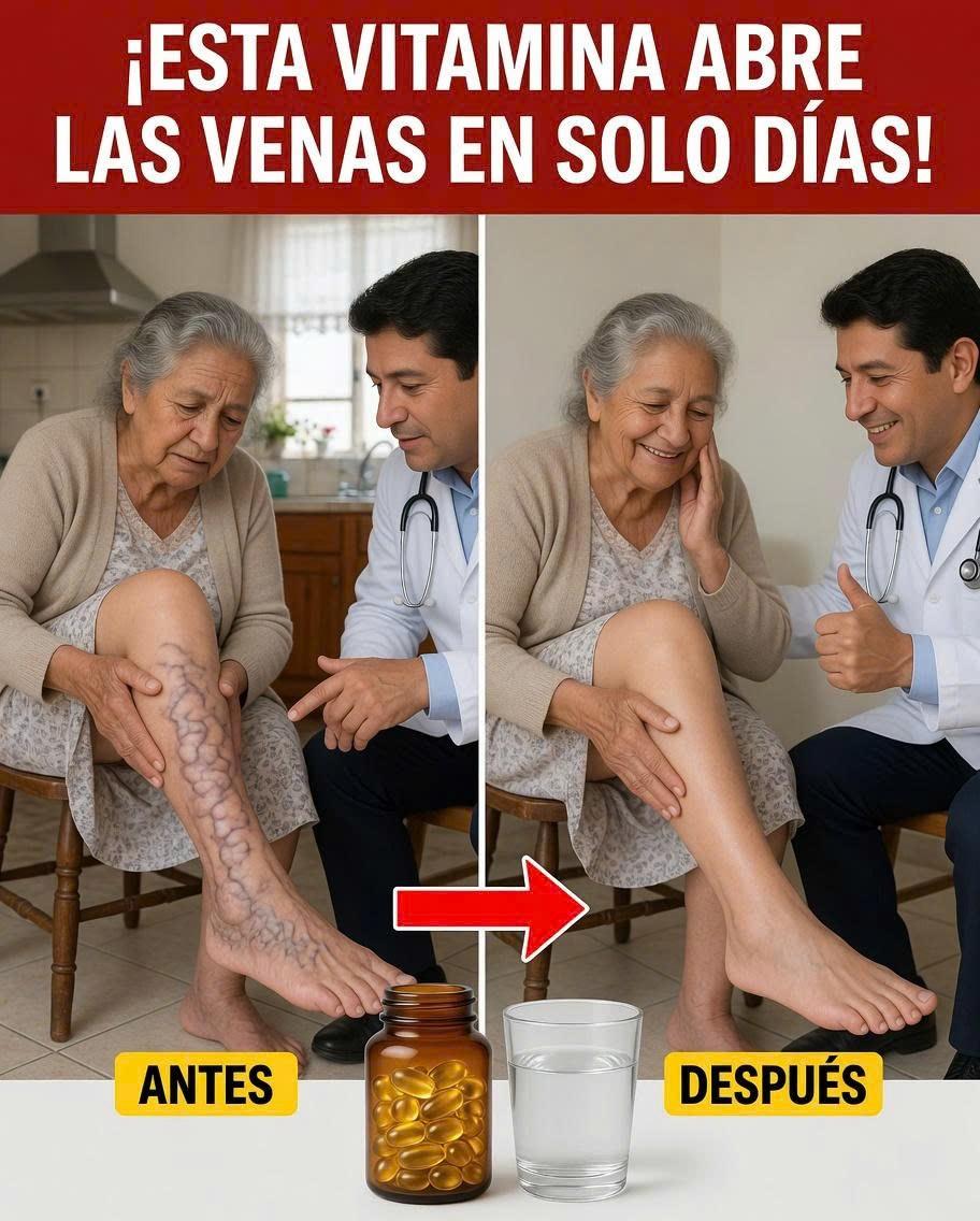 Antes y después de uso de suplemento vitamínico