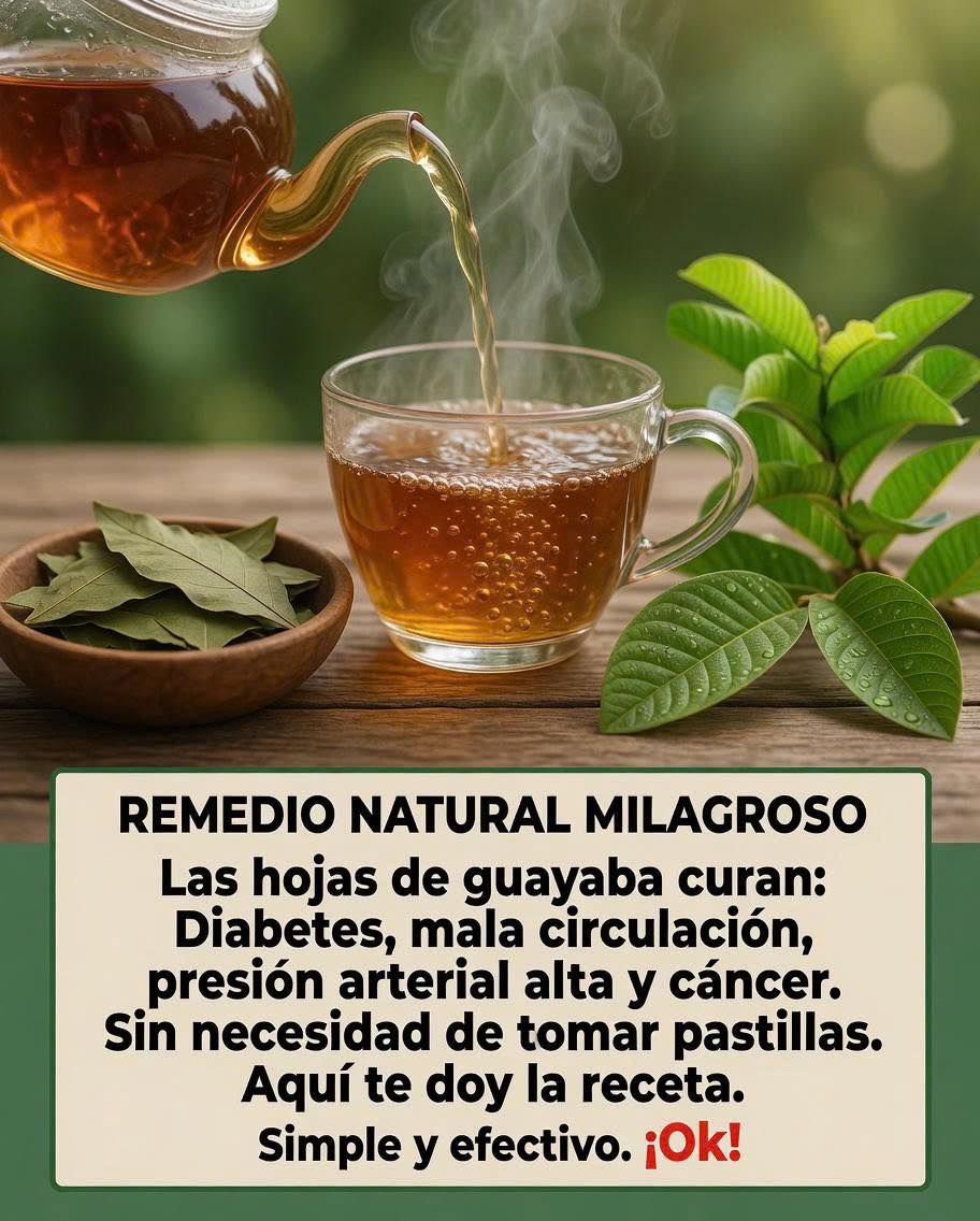 Infusión de hojas de guayaba