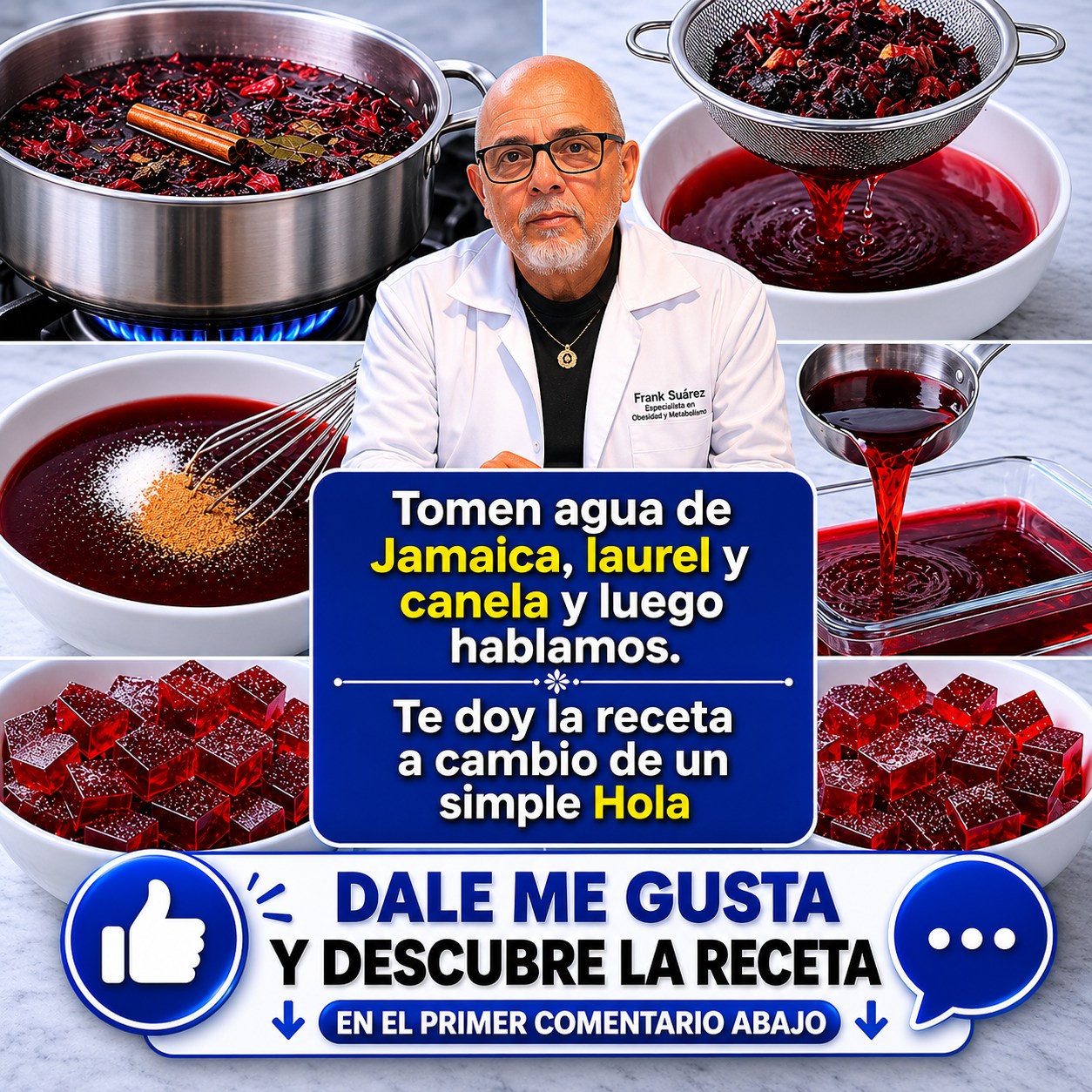 Proceso de preparación de una bebida de flor de Jamaica