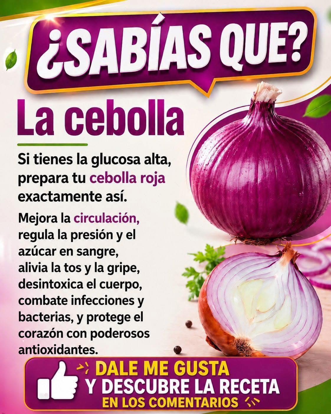Beneficios de la cebolla roja para la salud