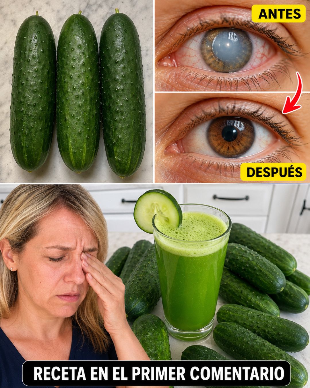 Jugo de pepino y zanahoria