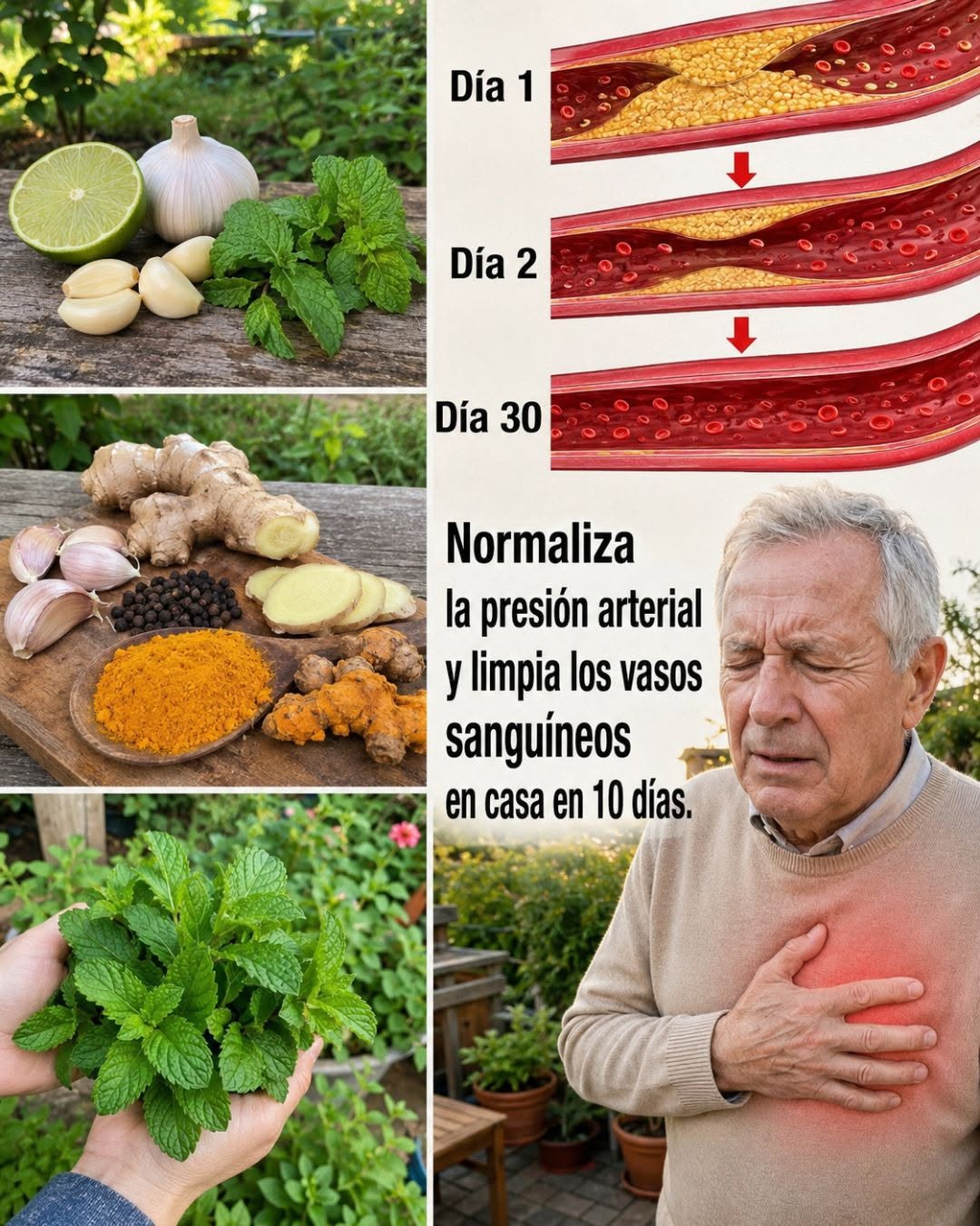 Ingredientes naturales para limpiar arterias