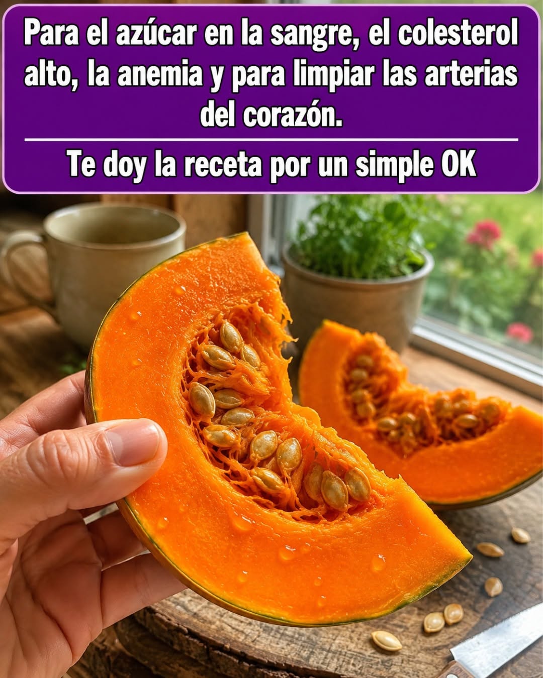 Calabaza en la cocina