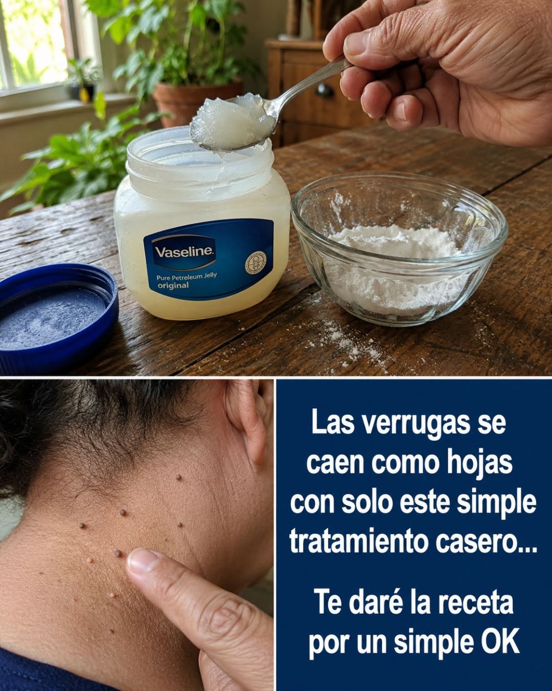 Tratamiento casero para verrugas