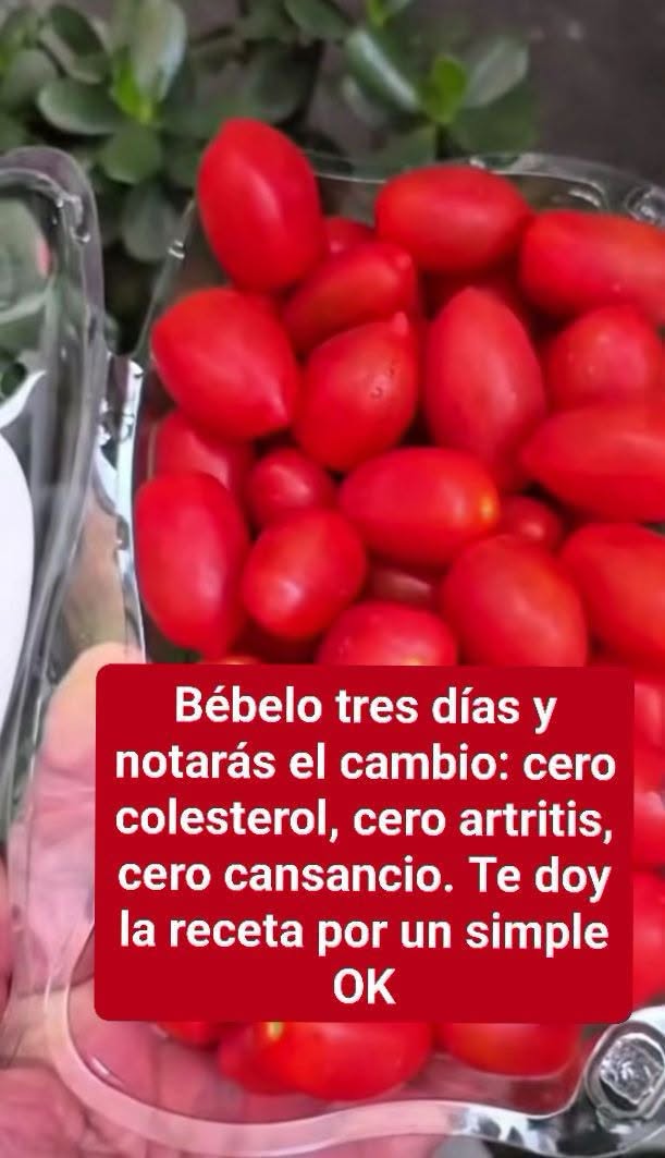 Receta saludable con tomates pequeños