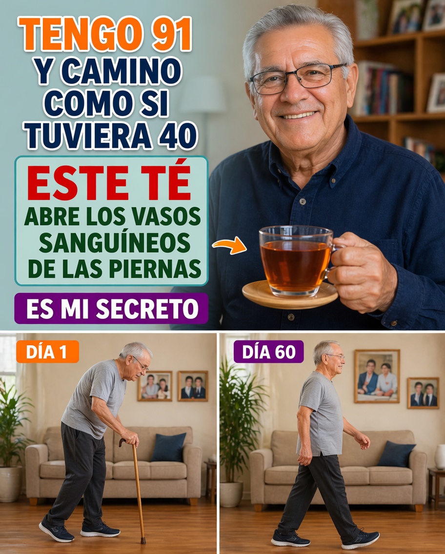 Hombre mayor disfrutando de té