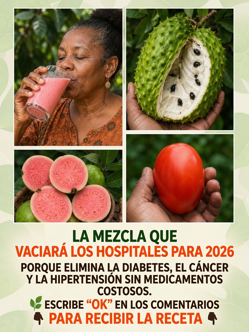 Jugo Tropical de Graviola Guayaba y Vegetales
