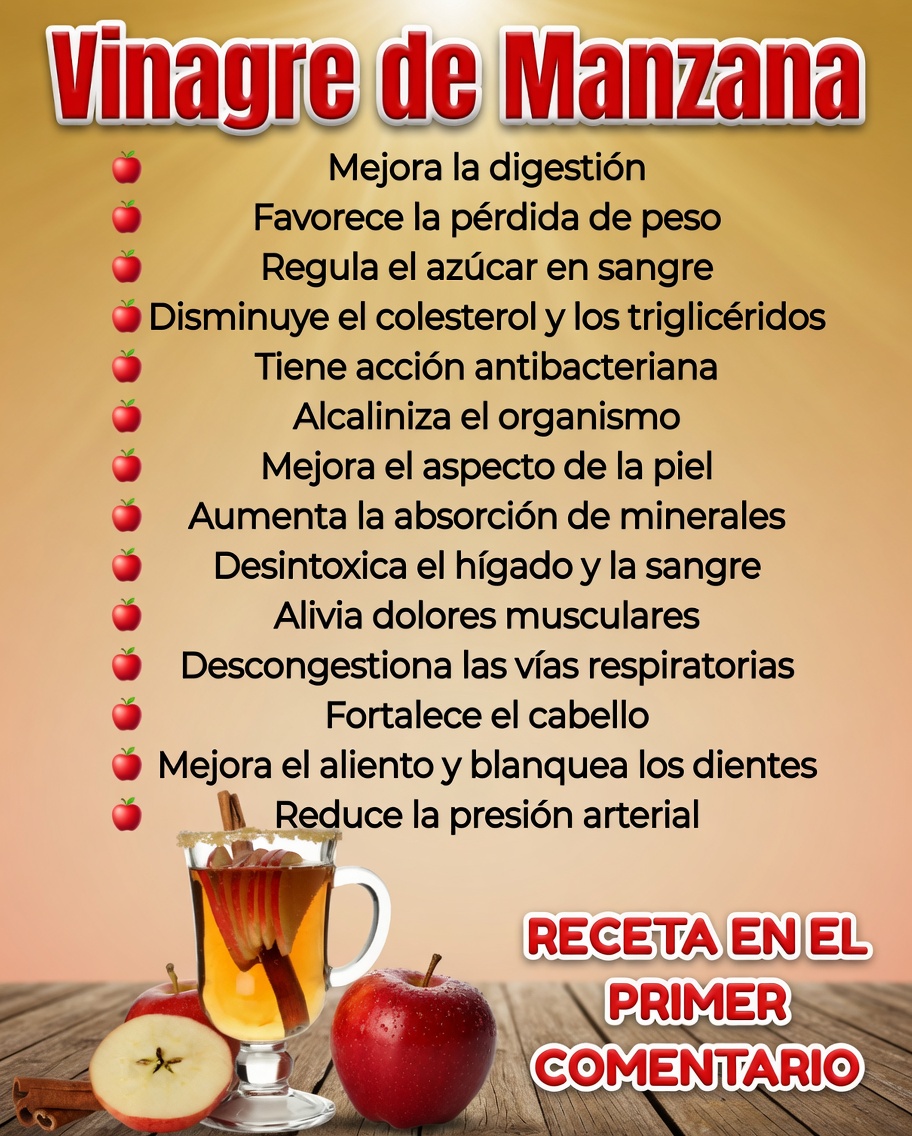 Vinagre de manzana y sus beneficios