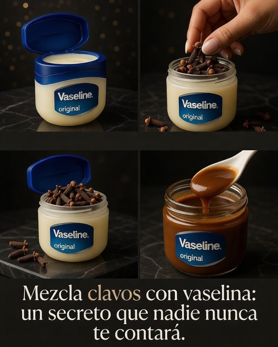 Mezcla de Clavos de Olor y Vaselina