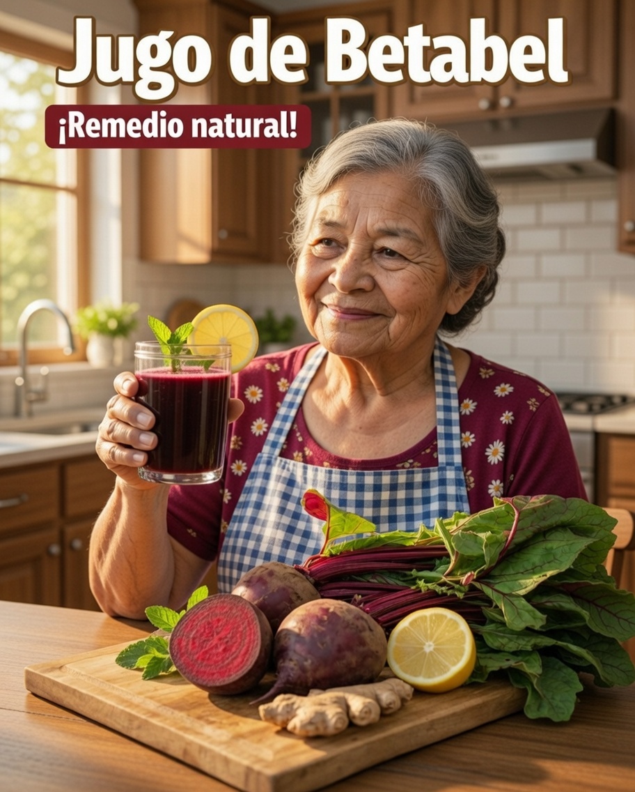 Jugo de remolacha con jengibre