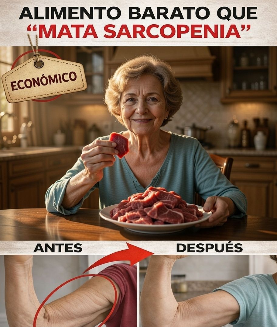 Alimento barato que combate la sarcopenia