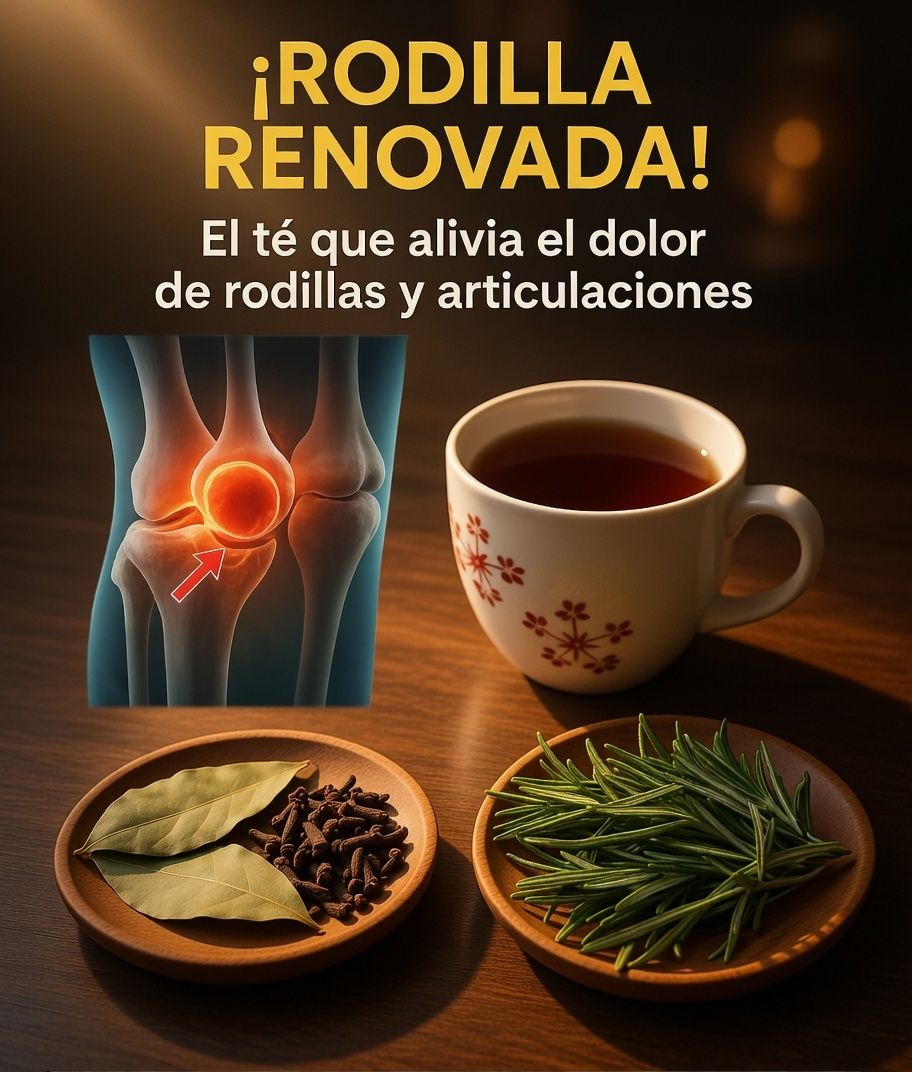 Ingredientes del té natural para aliviar el dolor de rodillas
