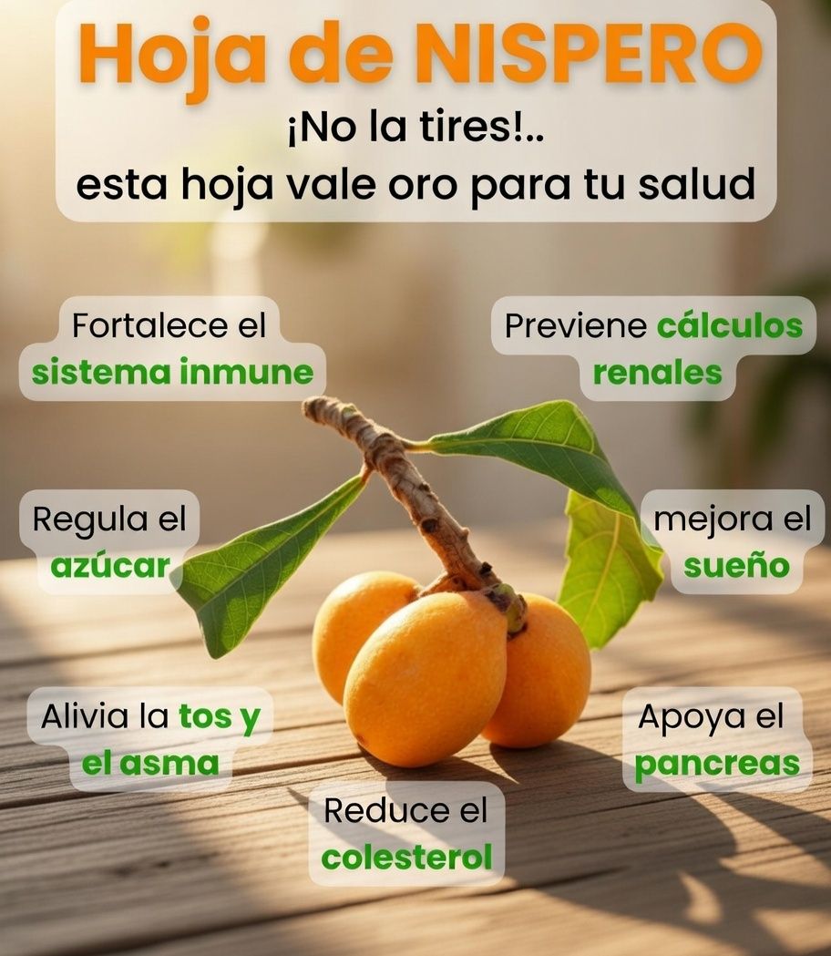 Hojas de Níspero