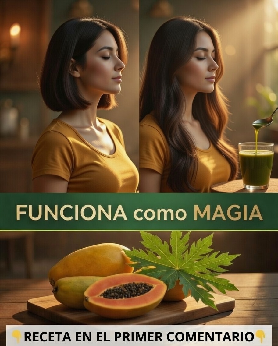 Tratamiento capilar con hojas de papaya