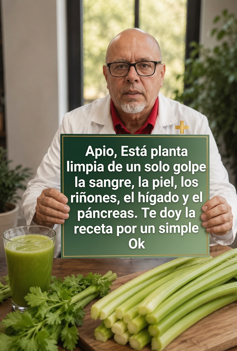 Apio en la cocina