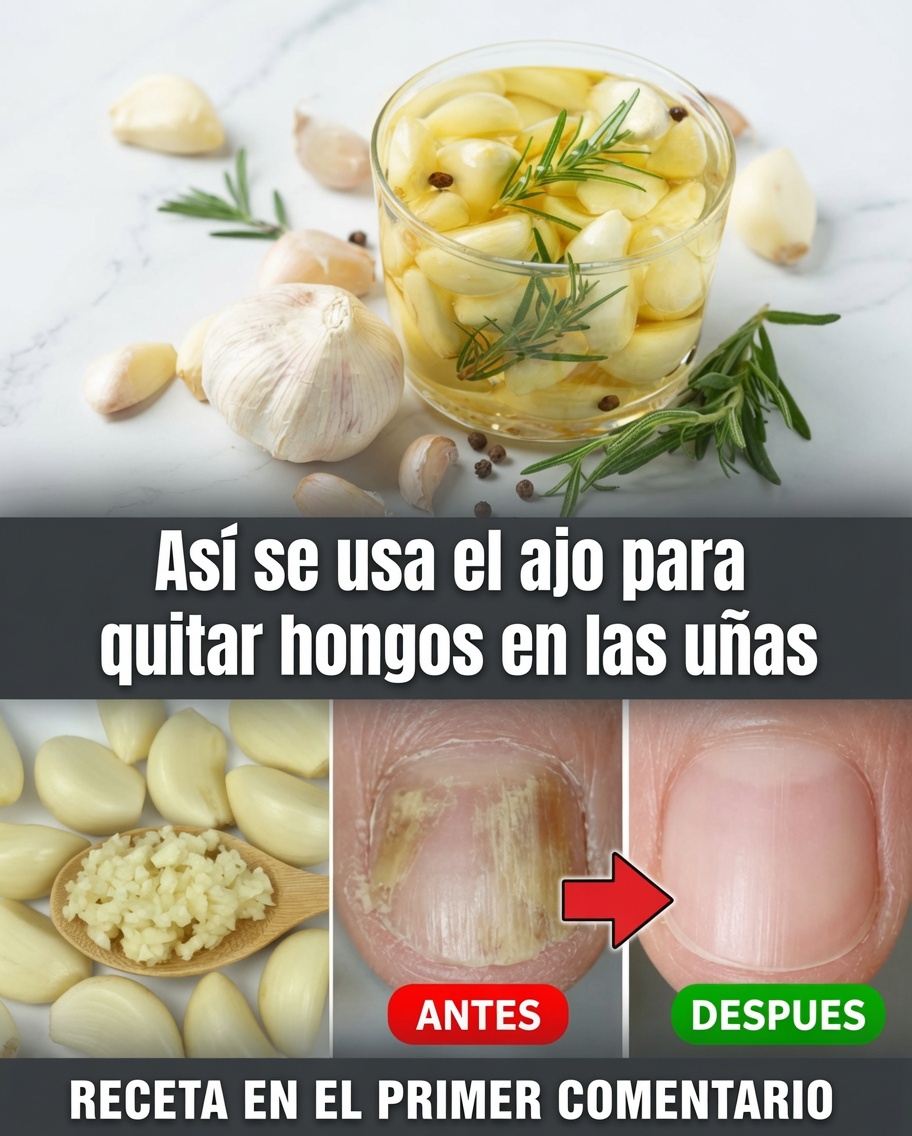 Remedio casero de ajo para tratar hongos en las uñas