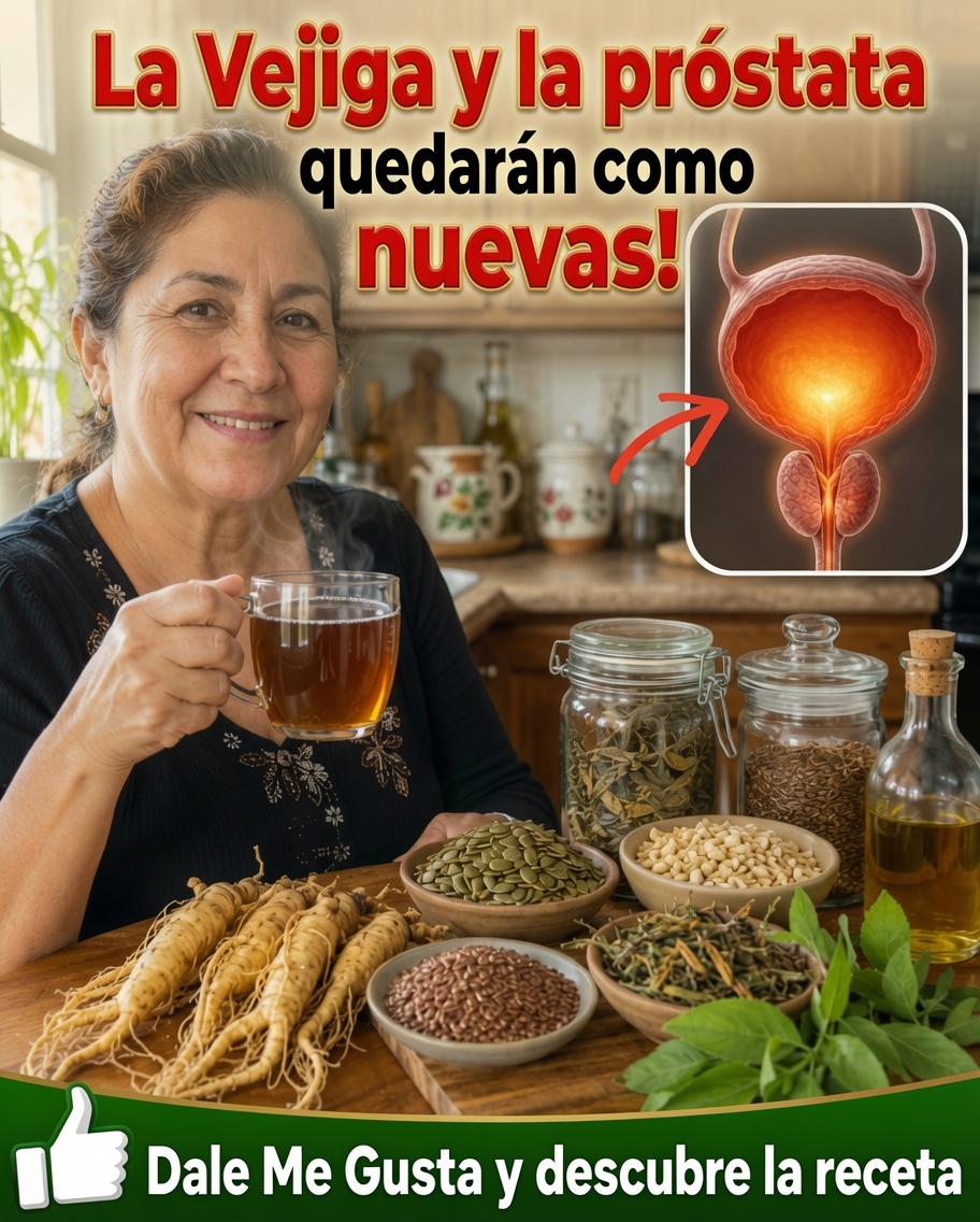 Ingredientes naturales para limpiar la vejiga y fortalecer la próstata
