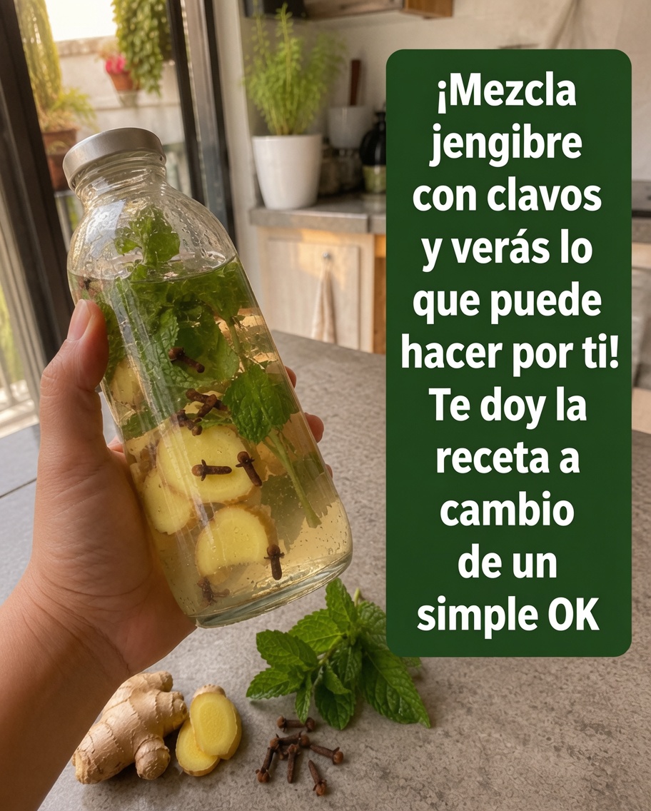 Infusión de jengibre y clavo de olor