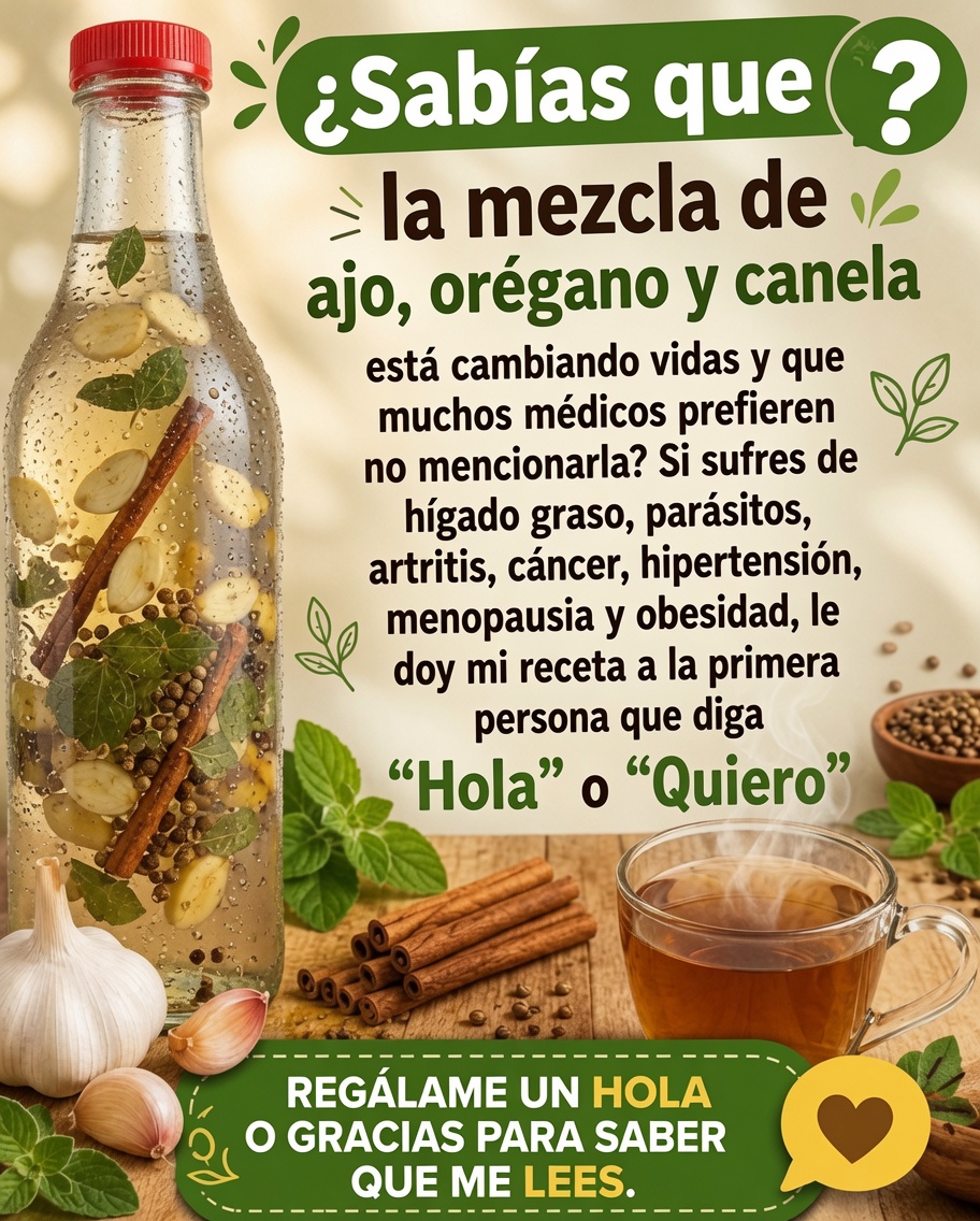 Mezcla de ajo, orégano y canela