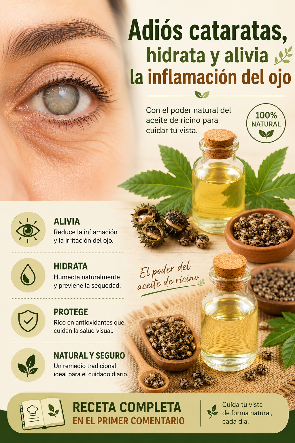 Aceite de Ricino para la Salud Ocular
