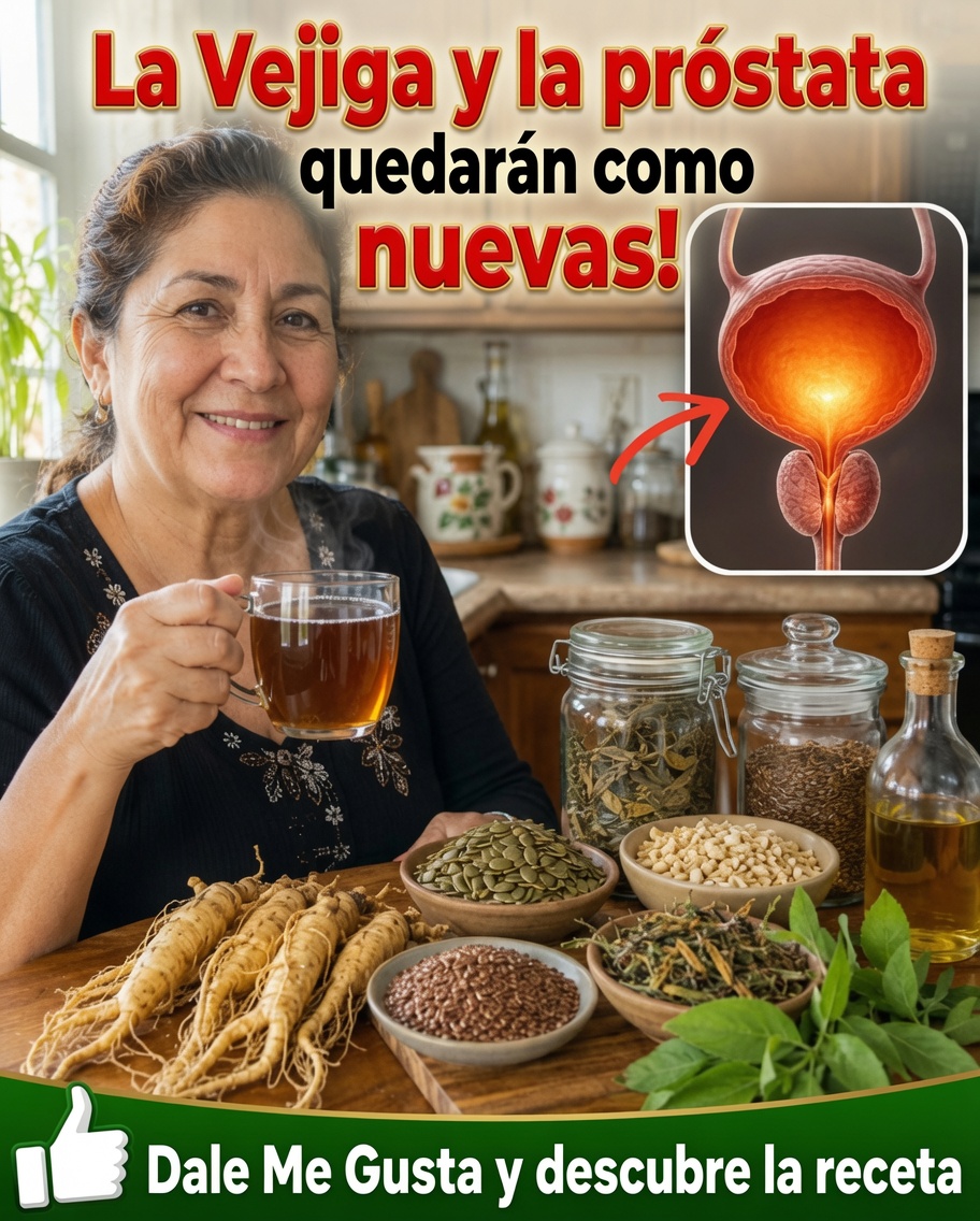 Ingredientes naturales para la salud de la vejiga y próstata