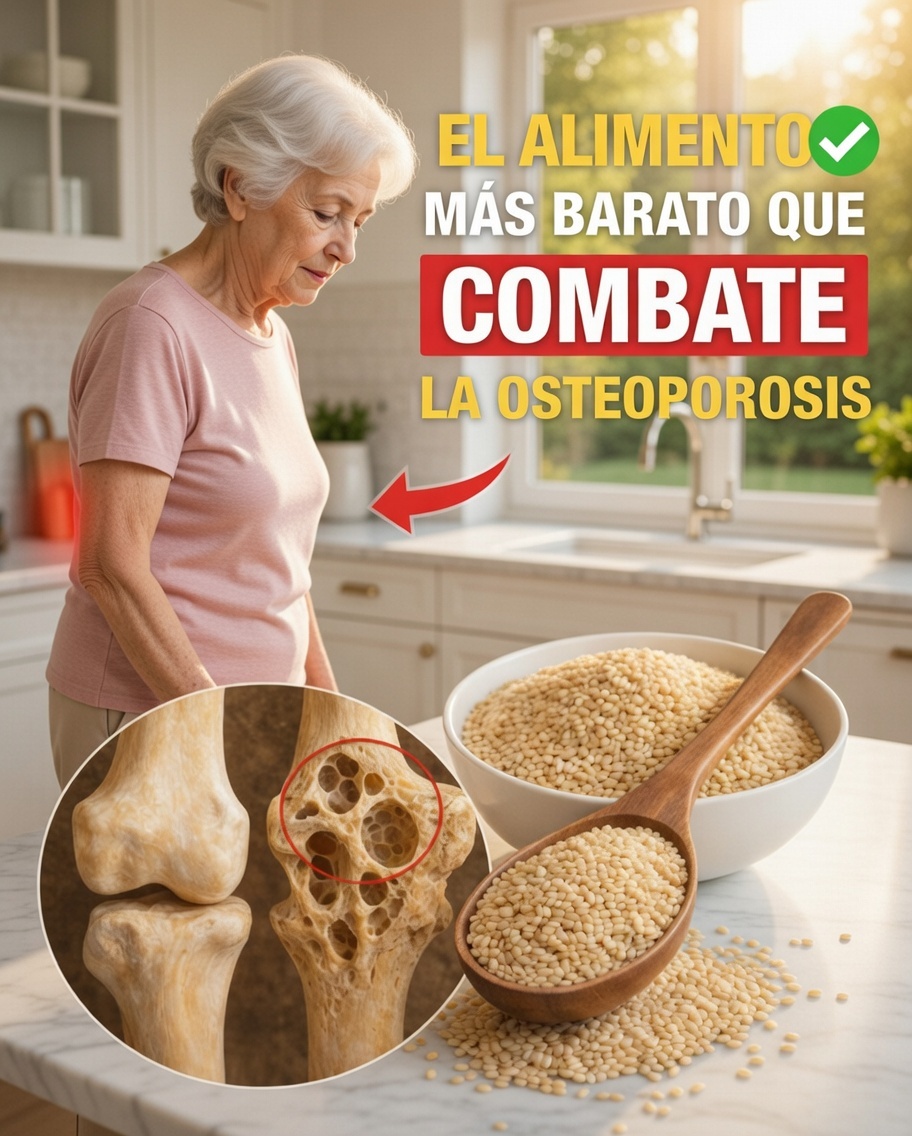 Alimento económico que combate la osteoporosis