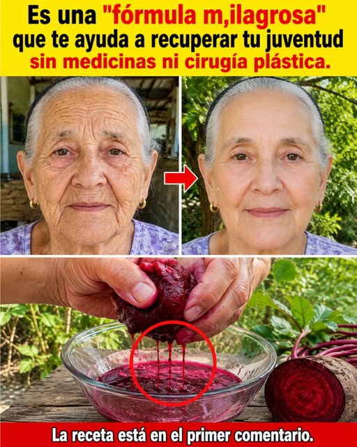 Antes y Después Jugo de Remolacha y Limón