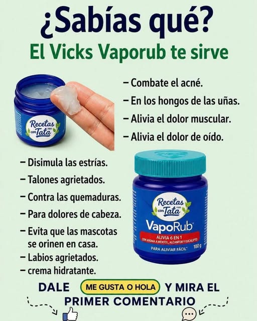 Usos alternativos de Vicks VapoRub