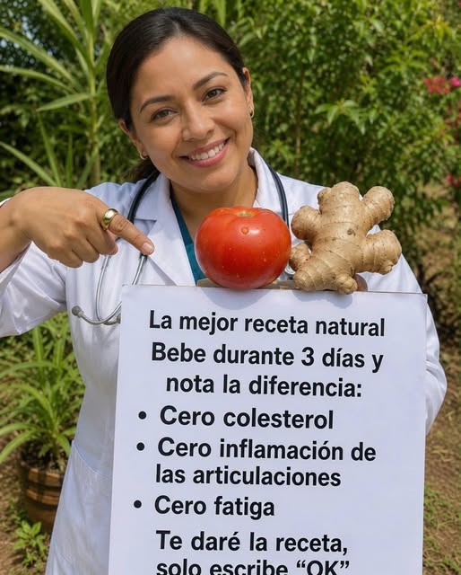 Receta Natural de Tomate y Jengibre