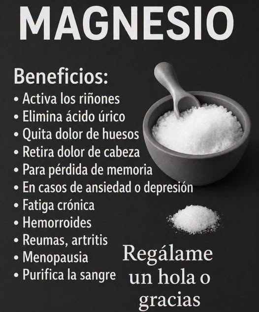 Beneficios del Magnesio