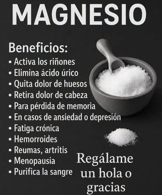 Beneficios del Magnesio