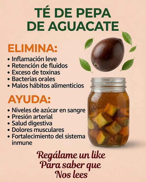 Té de Pepa de Aguacate