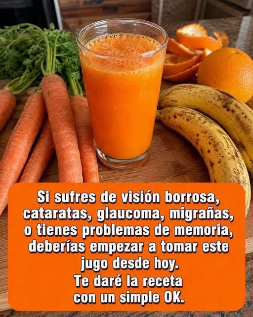 Jugo Natural para Mejorar la Visión y Cuidar tus Ojos