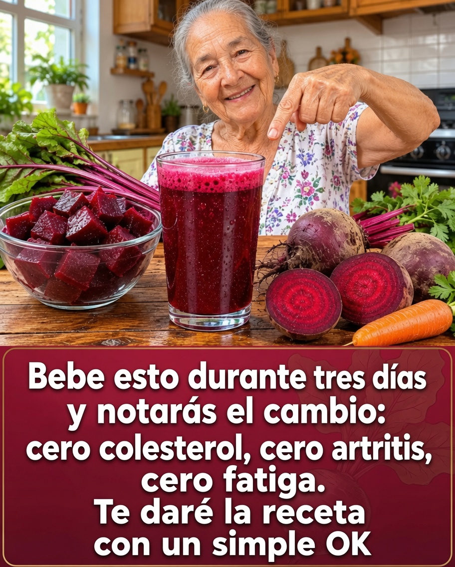 jugo de remolacha con ingredientes frescos