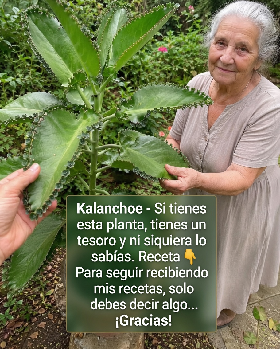 Kalanchoe en el jardín
